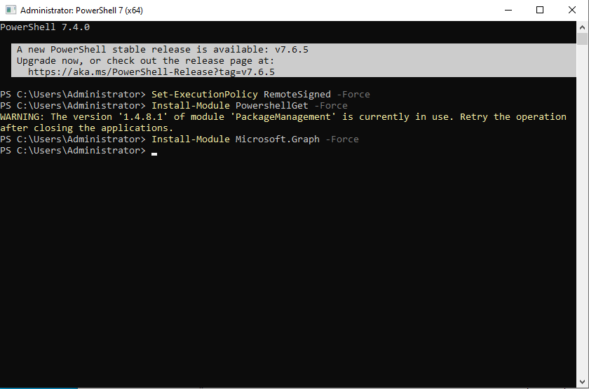 Microsoft Graph PowerShell