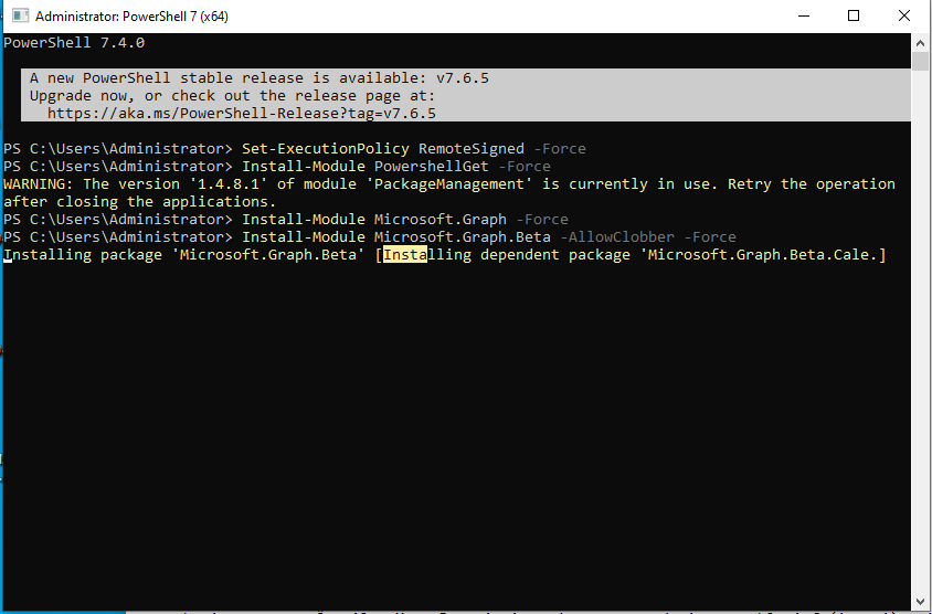 Microsoft Graph PowerShell