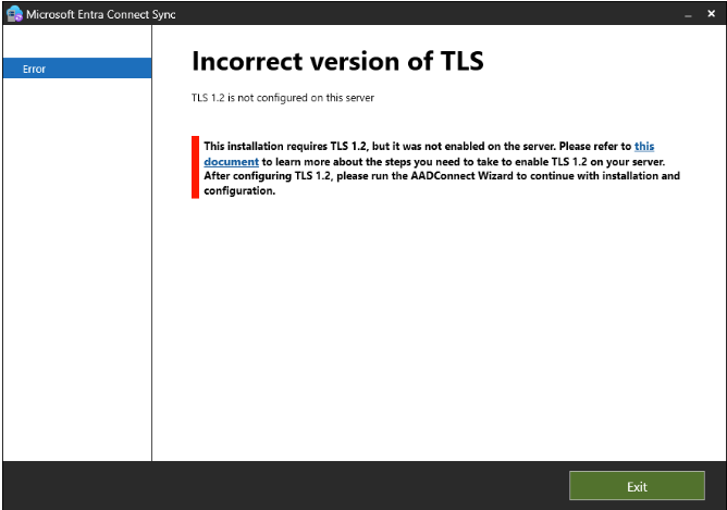 upgrade Microsoft Entra Connect