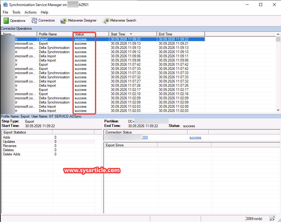 Entra Connect Permission-Issue