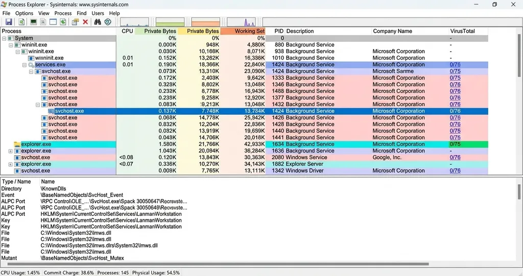 Process Explorer
